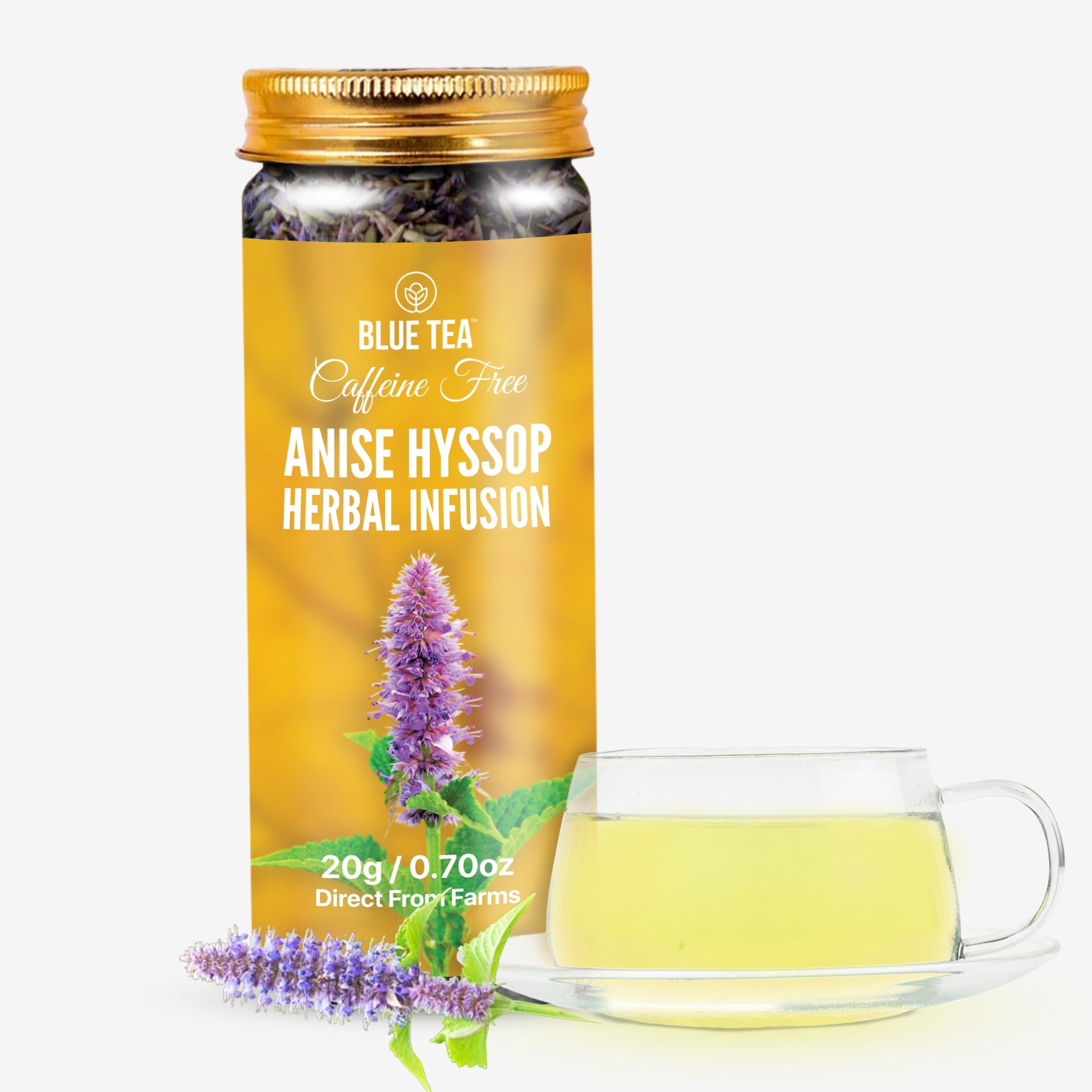 Anise Hyssop Flower Tea - 20g | Pack of 2 20G