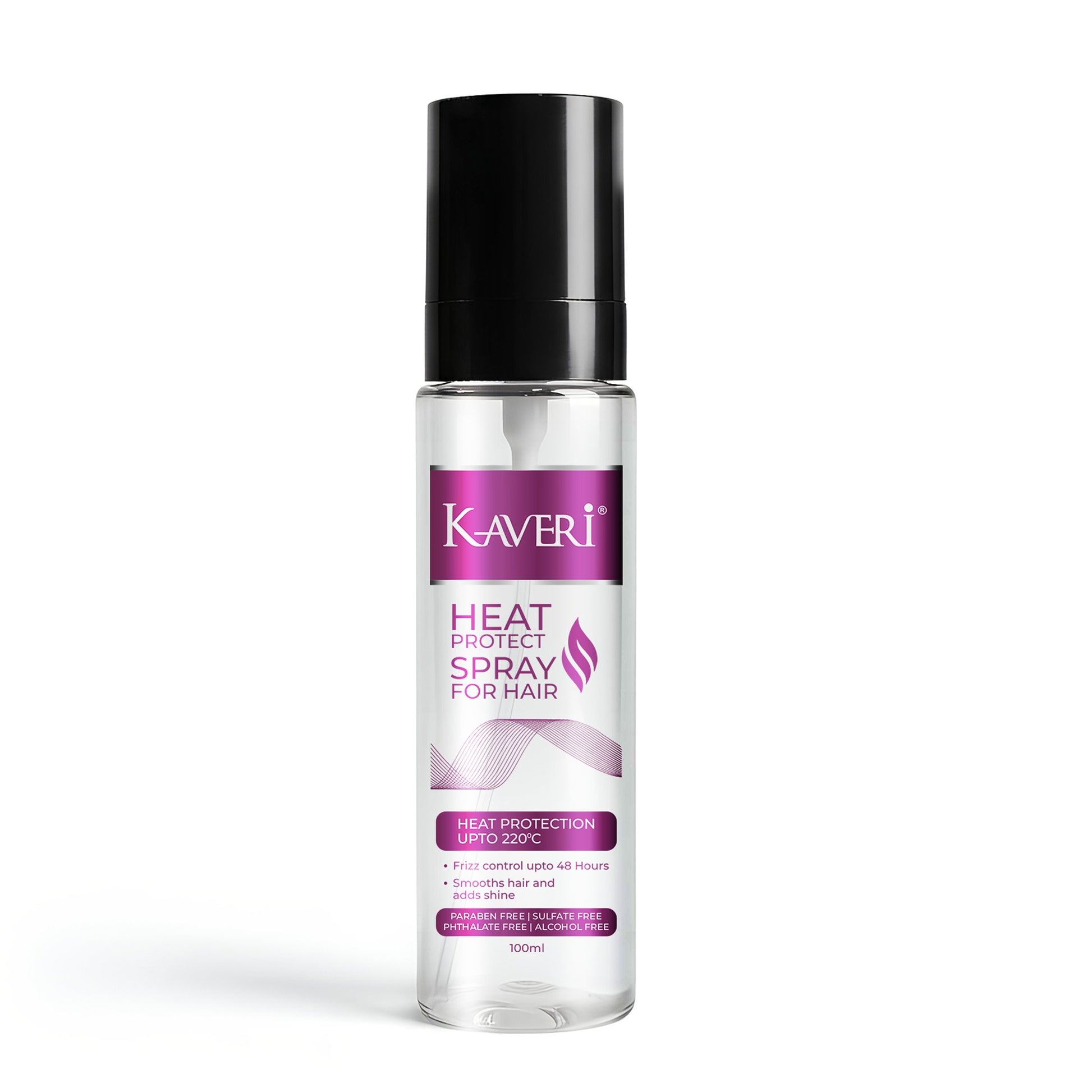 Kaveri Complete Hair Care Combo – Heat Protect Spray + Ayurvedic Shampoo + Natural Black Hair Color