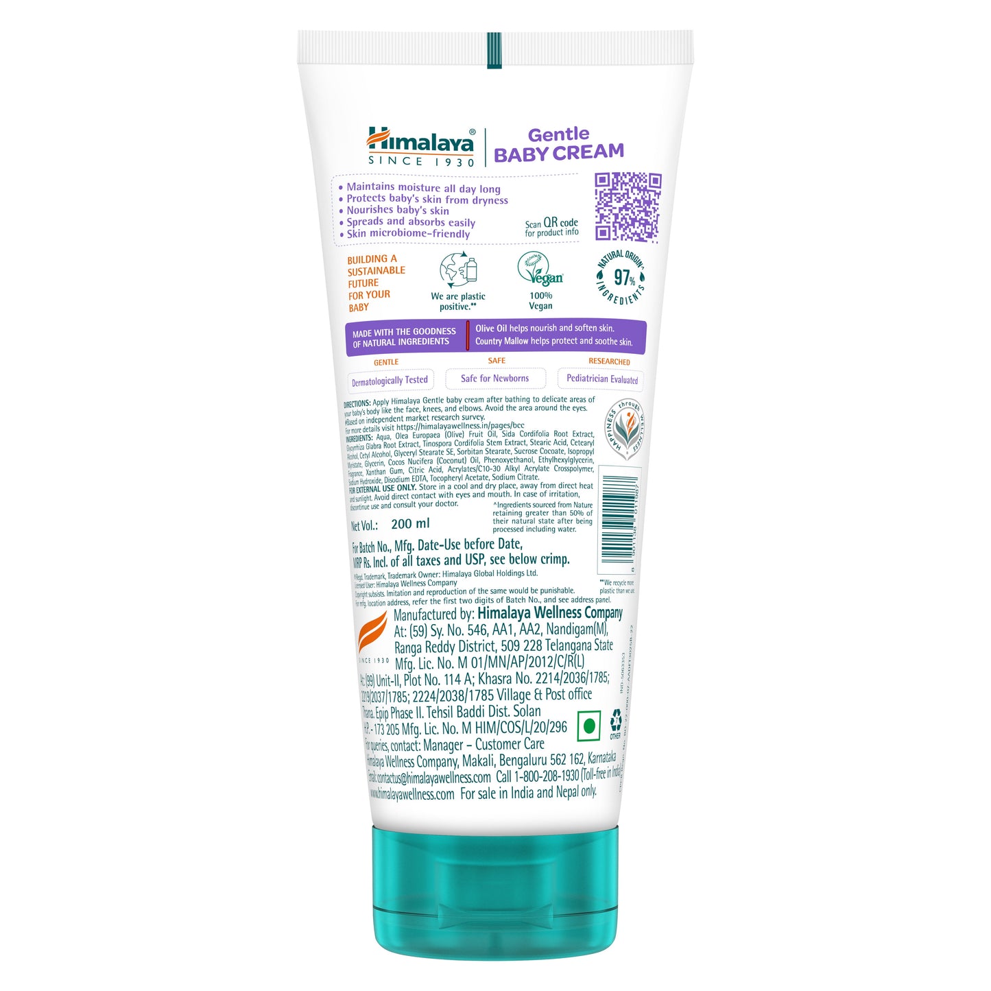 Gentle Baby Cream 200ml