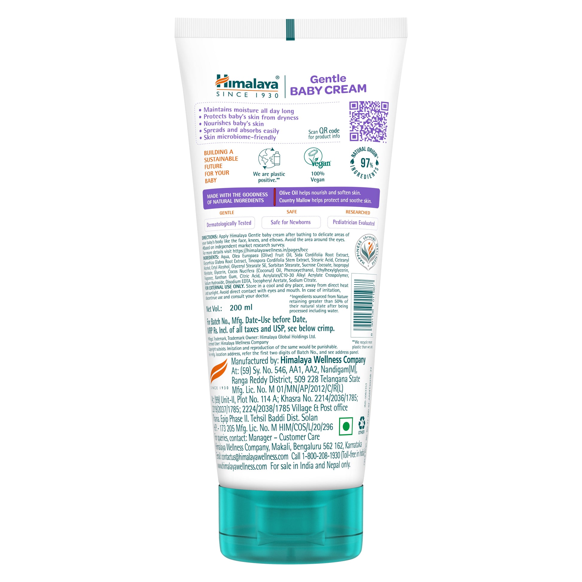 Gentle Baby Cream 200ml