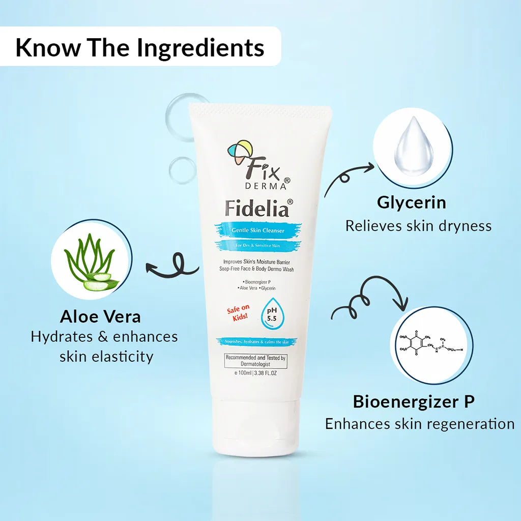 Fidelia Gentle Skin Cleanser 100ml 100ml