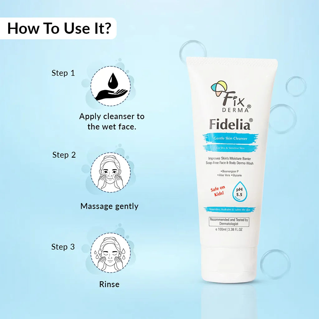 Fidelia Gentle Skin Cleanser 100ml 100ml