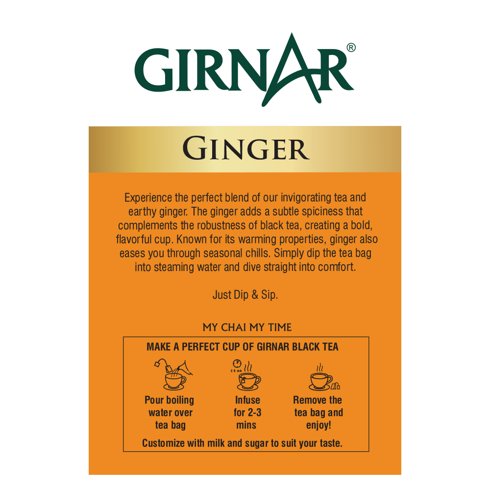 Black Tea Bags - Adrak 25 Tea Bags