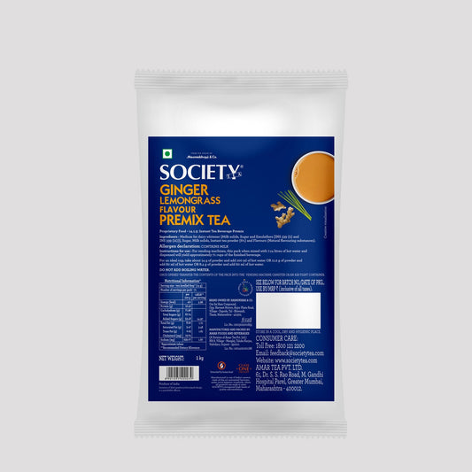 【Society Tea】 Society OMT Ginger Lemongrass Premix Pouch｜ワンミニッツティー ジンジャーレモングラス プレミックス パウチ｜1 kg