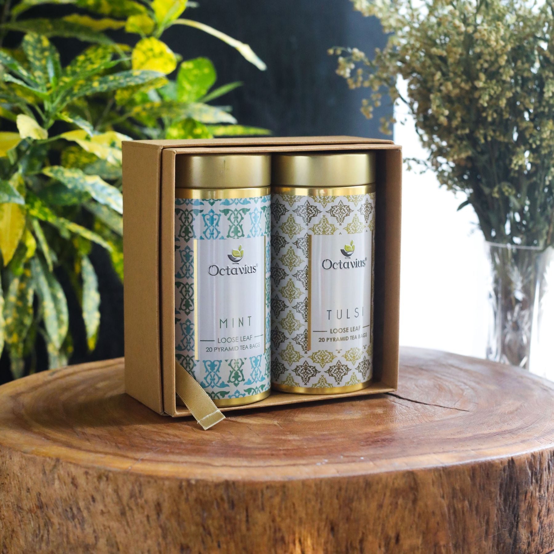 Gourmet Tea Collection-Pristine Greens (2 Tins) 800g
