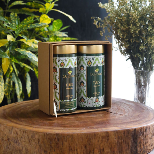 Gourmet Tea Collection-Truly Tulsi Teas (2 Tins) 900g