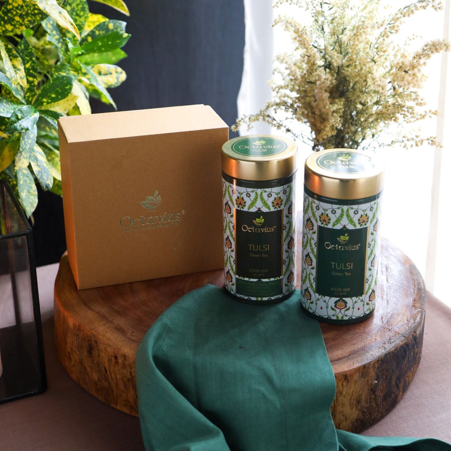 Gourmet Tea Collection-Truly Tulsi Teas (2 Tins) 900g