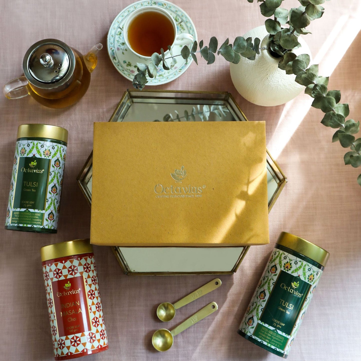 Gourmet Tea Collection-Grand Indian Teas (3 Tins) 1000g