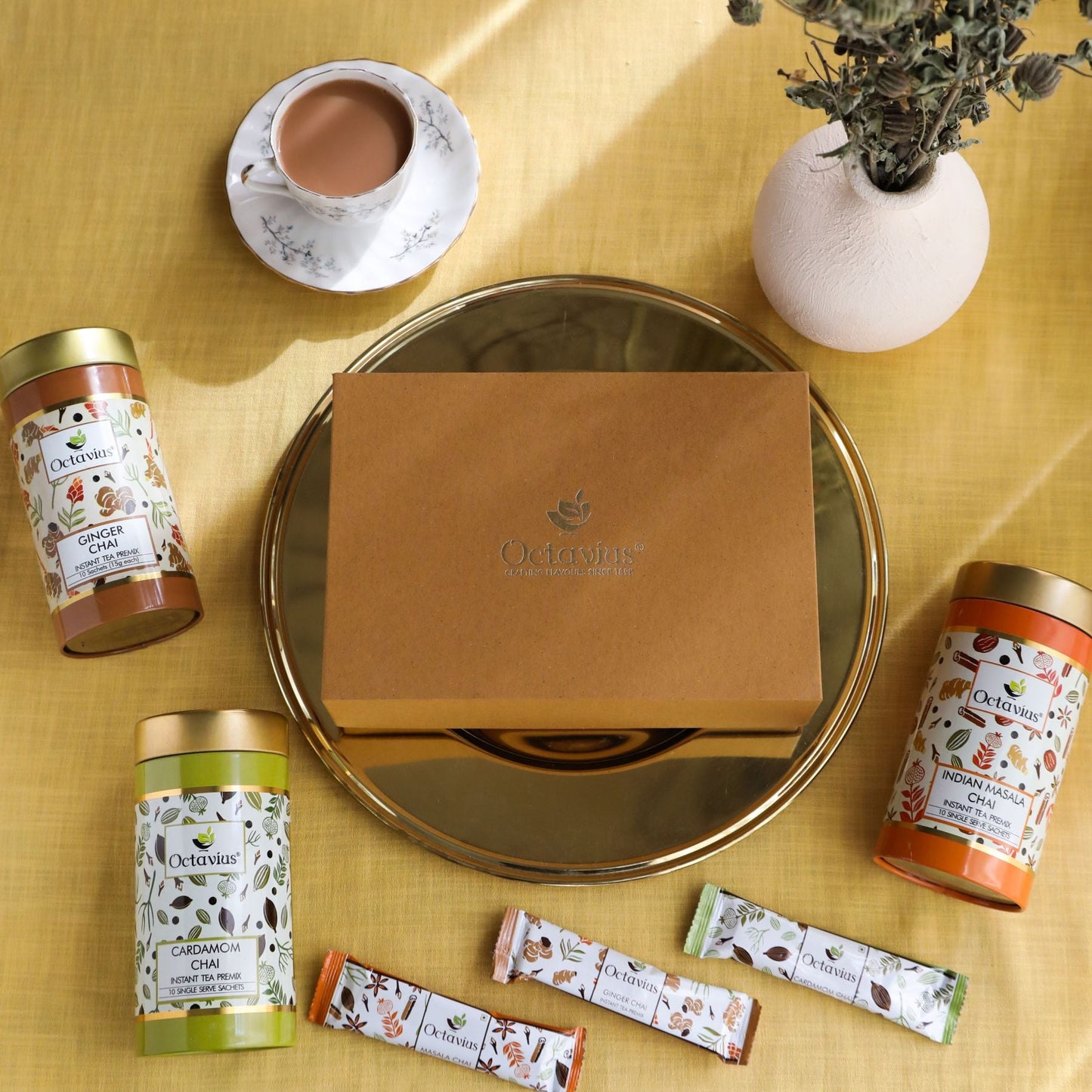 Gourmet Tea Collection-On The Go (3 Tins) 1140g