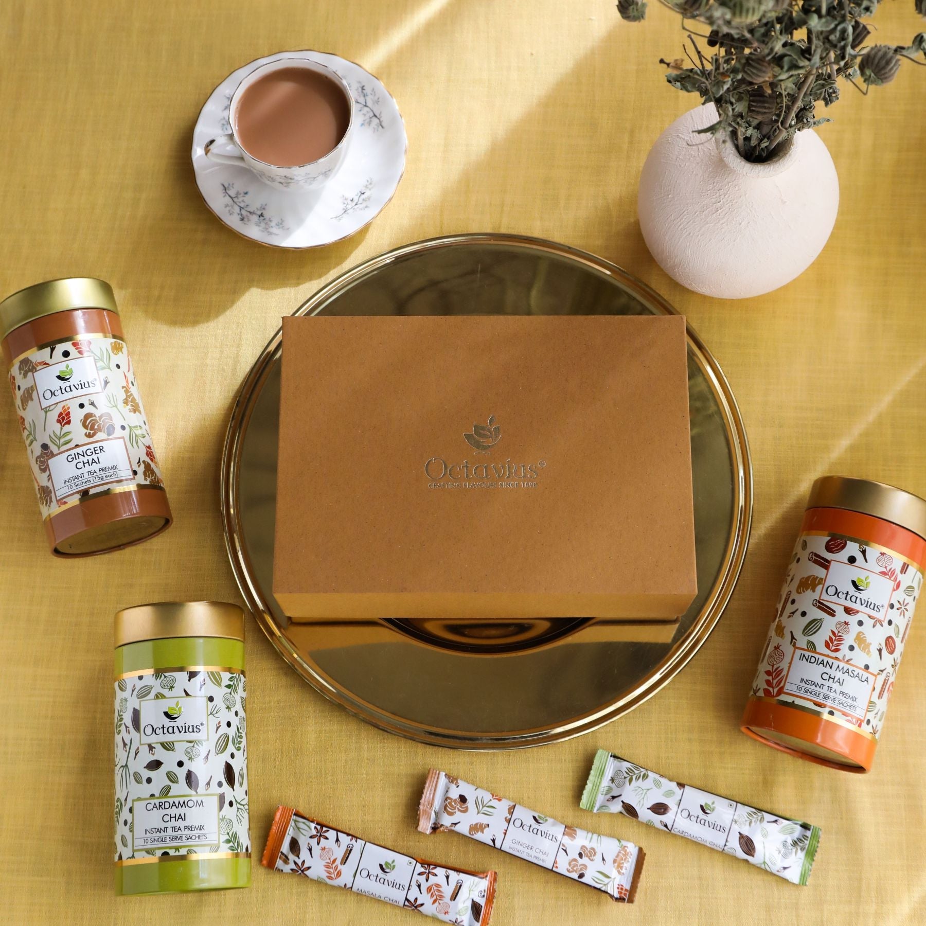 Gourmet Tea Collection-On The Go (3 Tins) 1140g