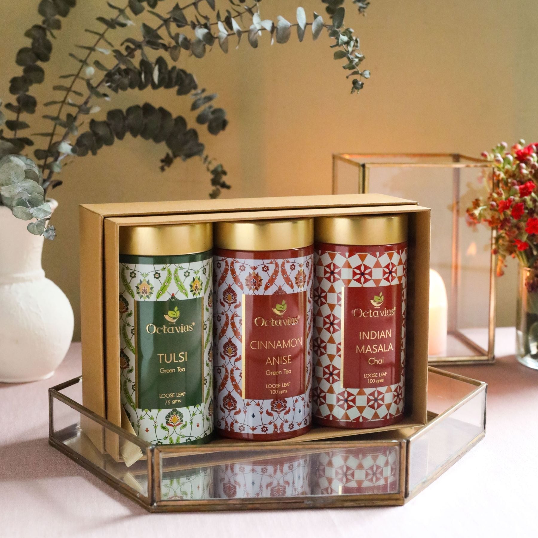 Gourmet Tea Collection-Spice Trails (3 Tins) 1000g