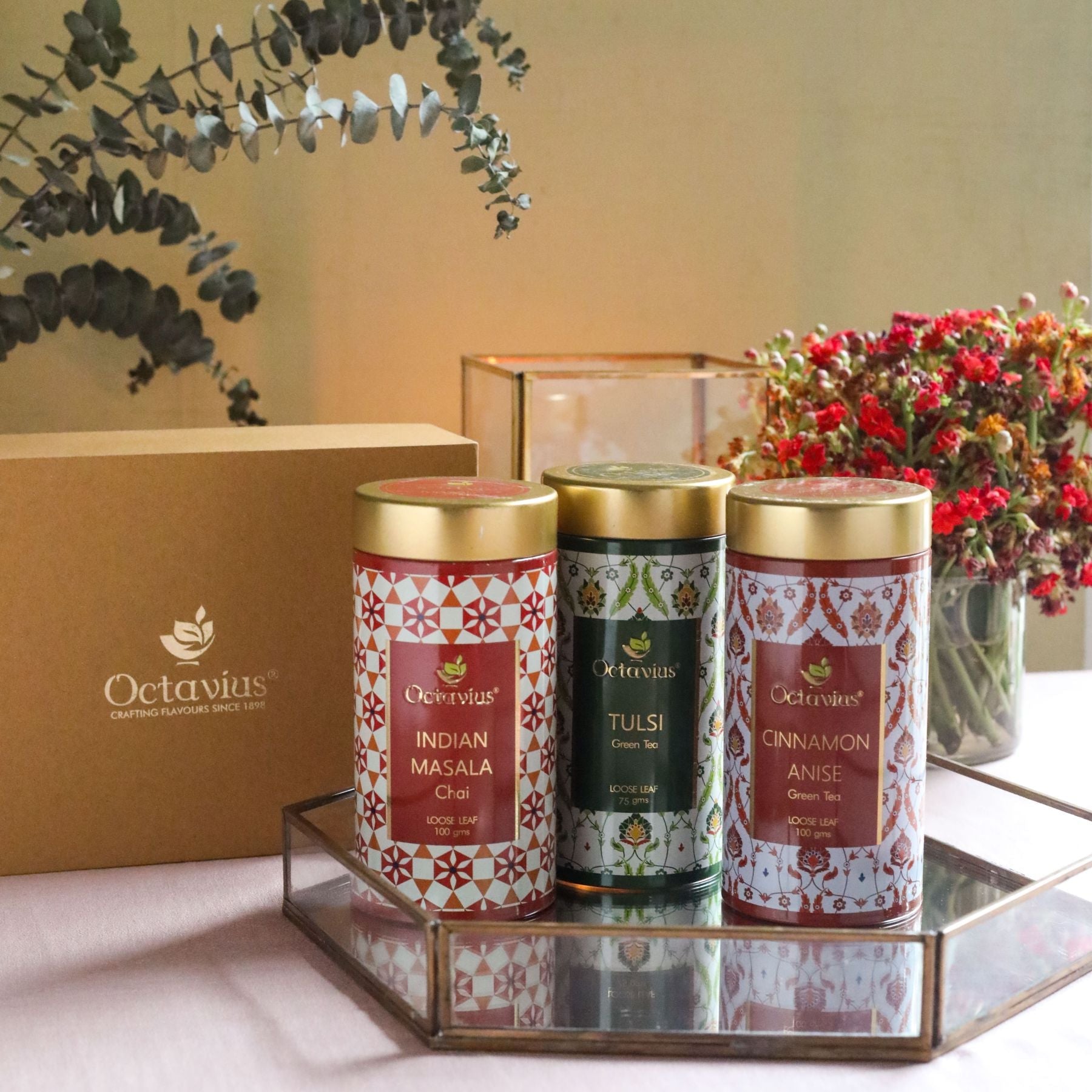 Gourmet Tea Collection-Spice Trails (3 Tins) 1000g