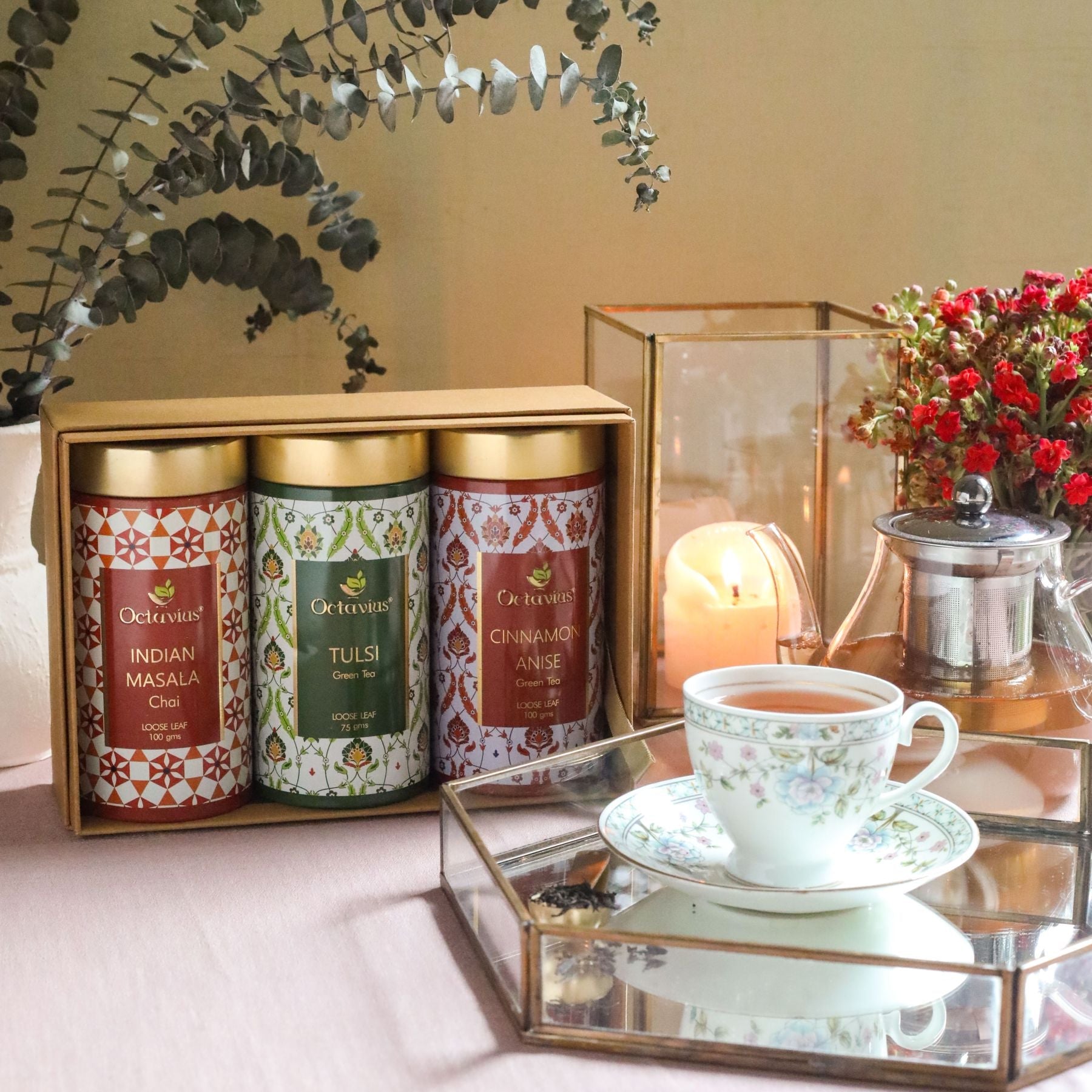 Gourmet Tea Collection-Spice Trails (3 Tins) 1000g