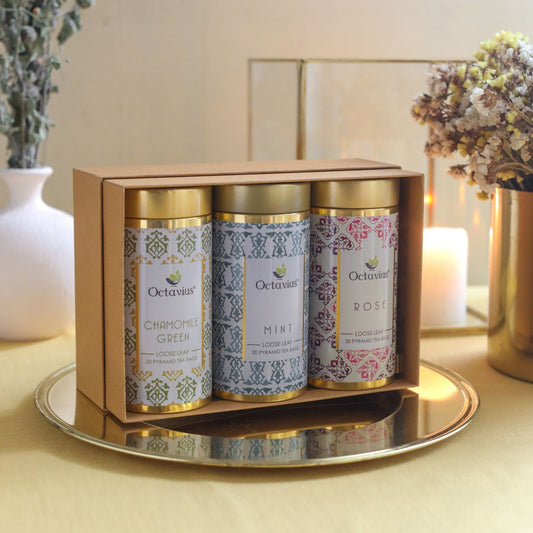 Gourmet Tea Collection-Tealightful Infusions  (3 Tins) 850g