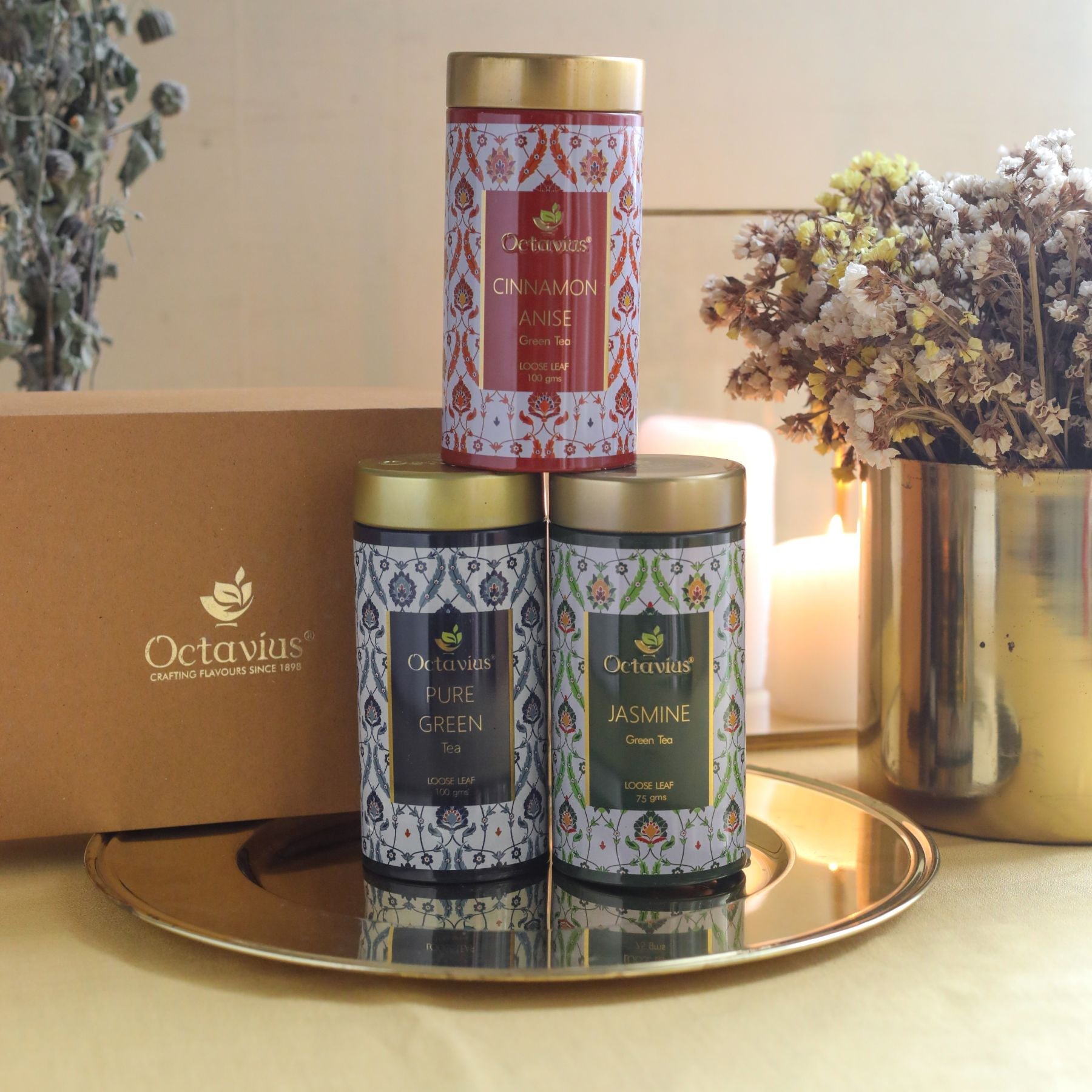 Gourmet Tea Collection-Workout Buddies (3 Tins) 1010g