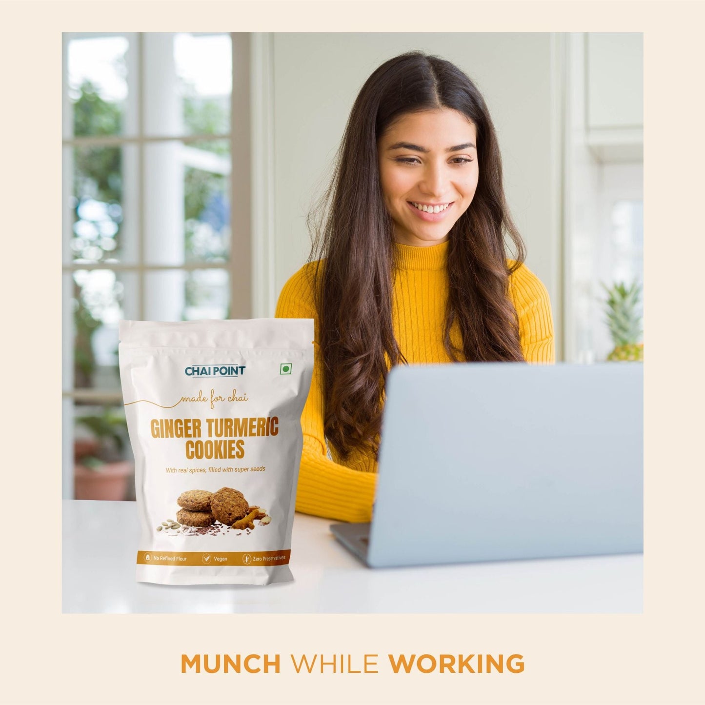 Ginger Turmeric Cookies - Pack of 2 Pack of 2