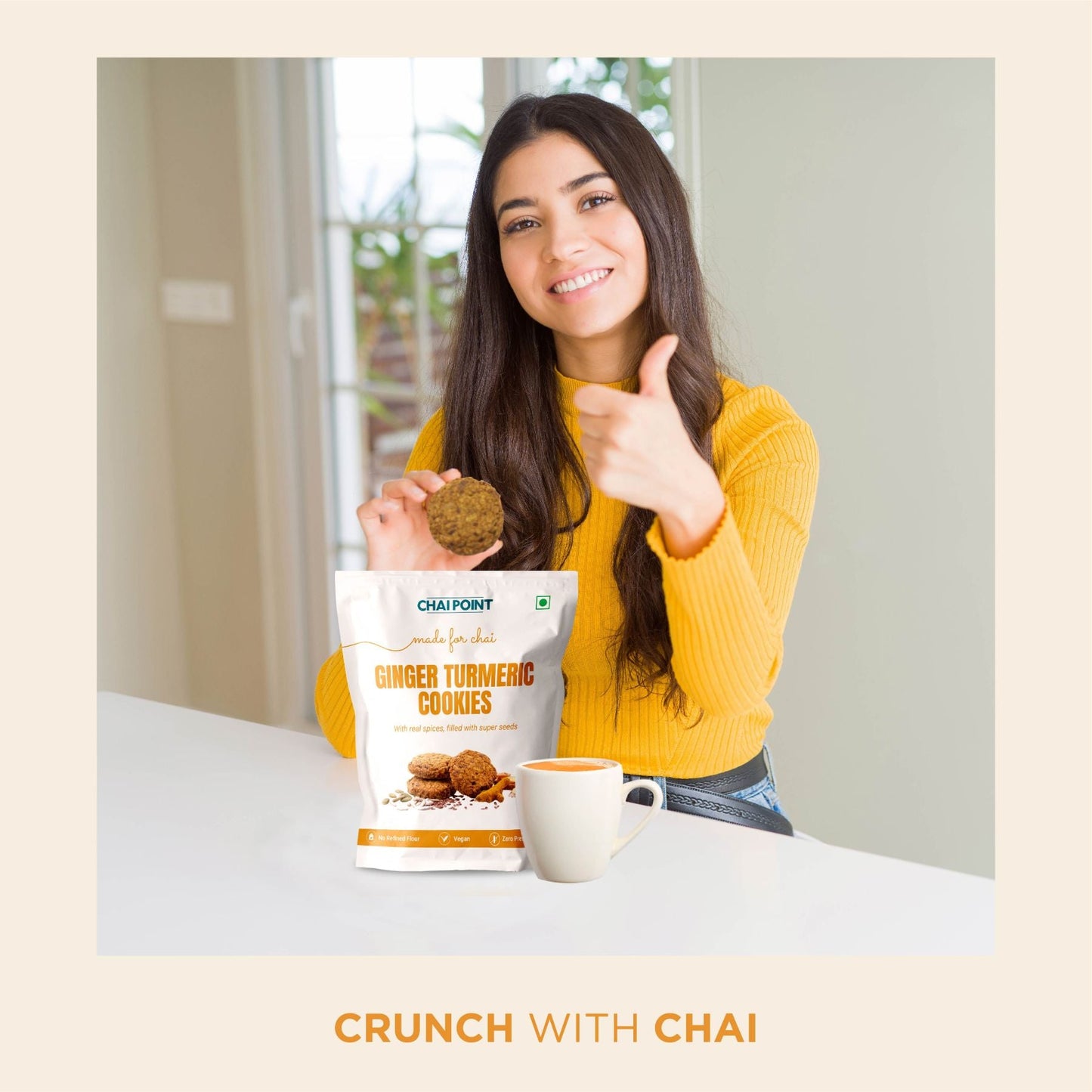 Ginger Turmeric Cookies - Pack of 2 Pack of 2