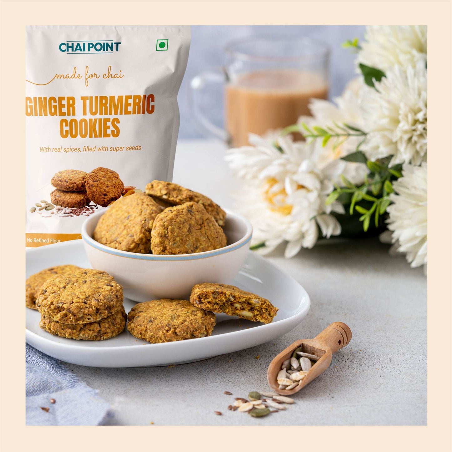 Ginger Turmeric Cookies - Pack of 2 Pack of 2