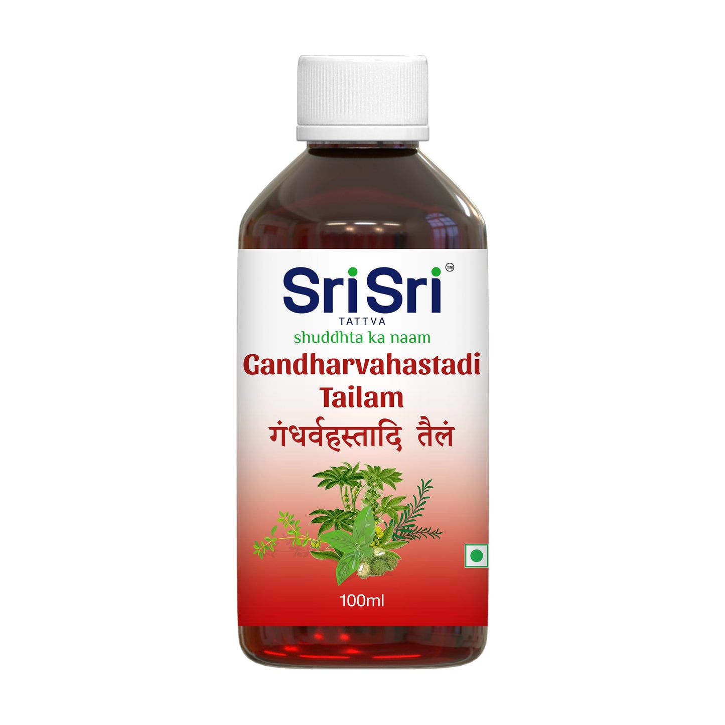【Sri Sri Tattva】 Gandharvahastadi Tailam｜ ガンダルヴァハスタディ タイラム｜ 100ml