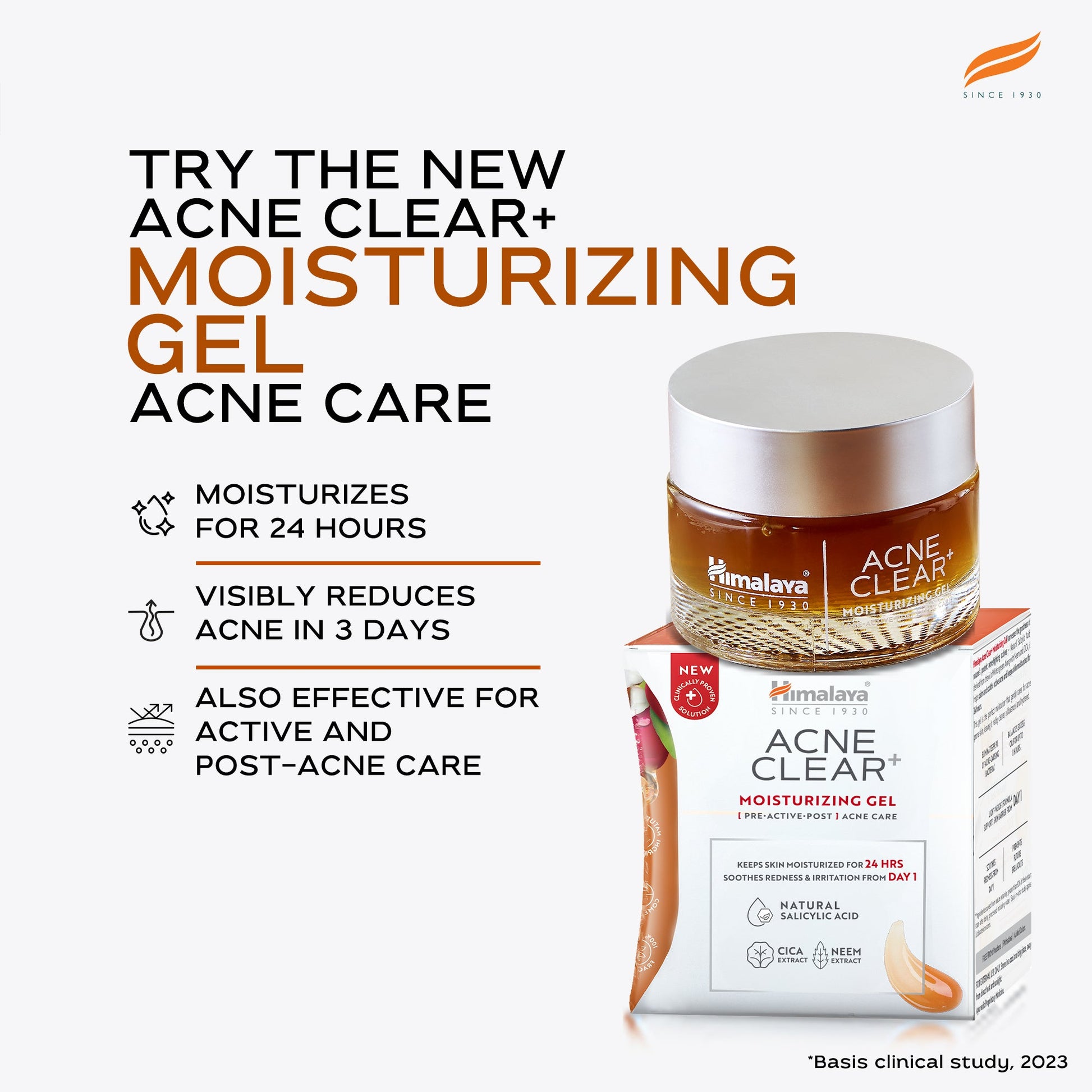 Acne Clear+ Moisturizing Gel 50ml