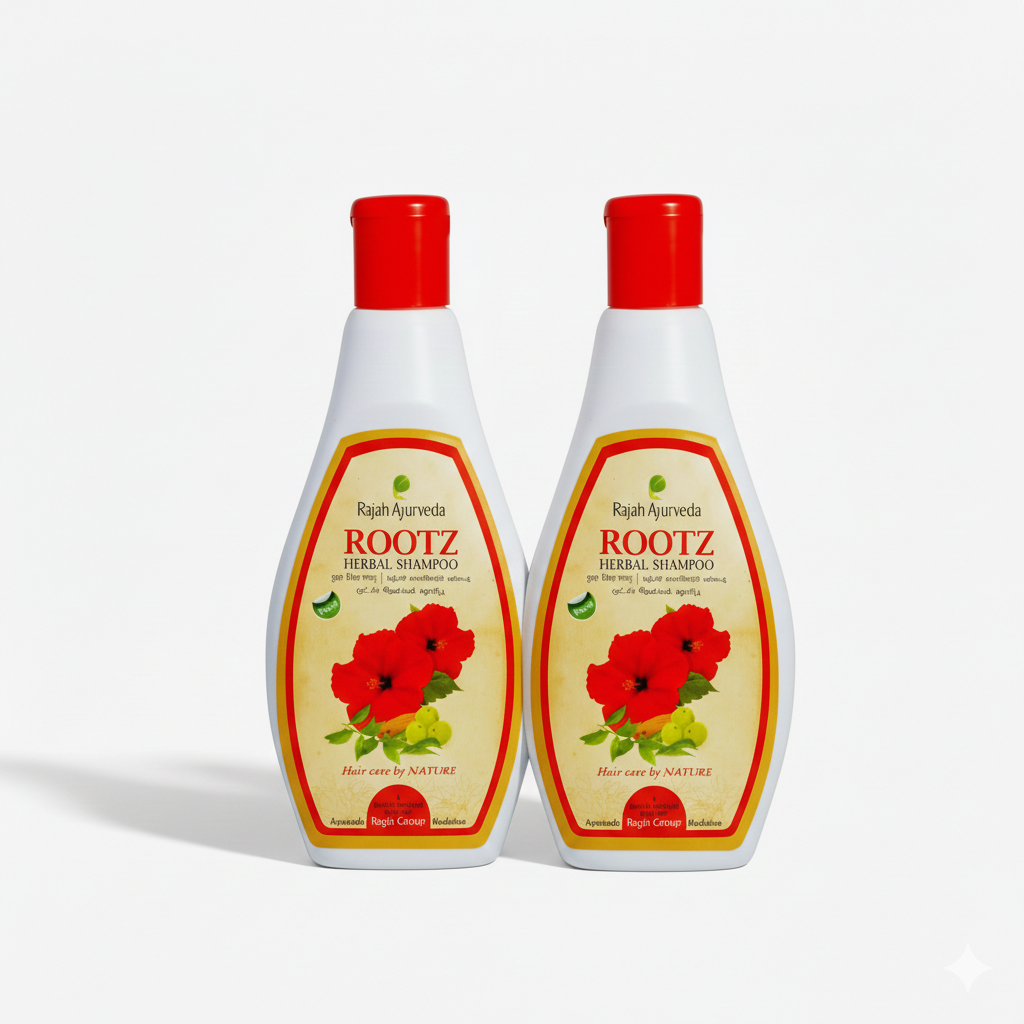 Rootz Herbal Shampoo 200ml x 3