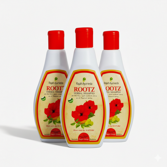 Rootz Herbal Shampoo 200ml x 3