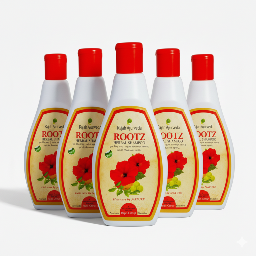 Rootz Herbal Shampoo 200ml x 3