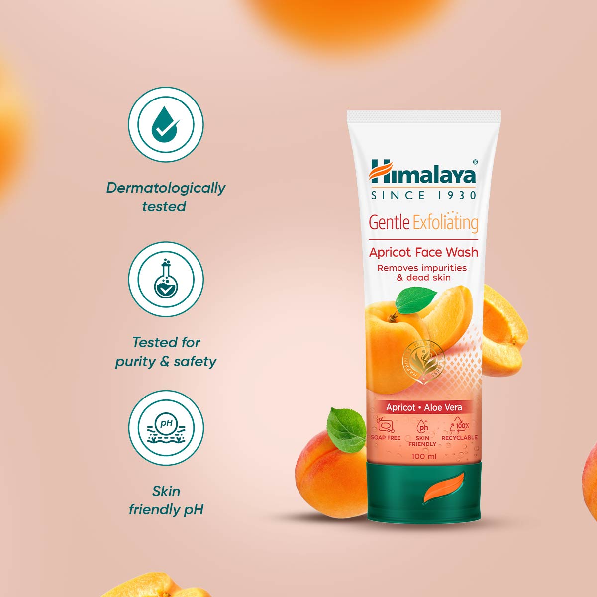 Gentle Exfoliating Apricot Face Wash 100ml