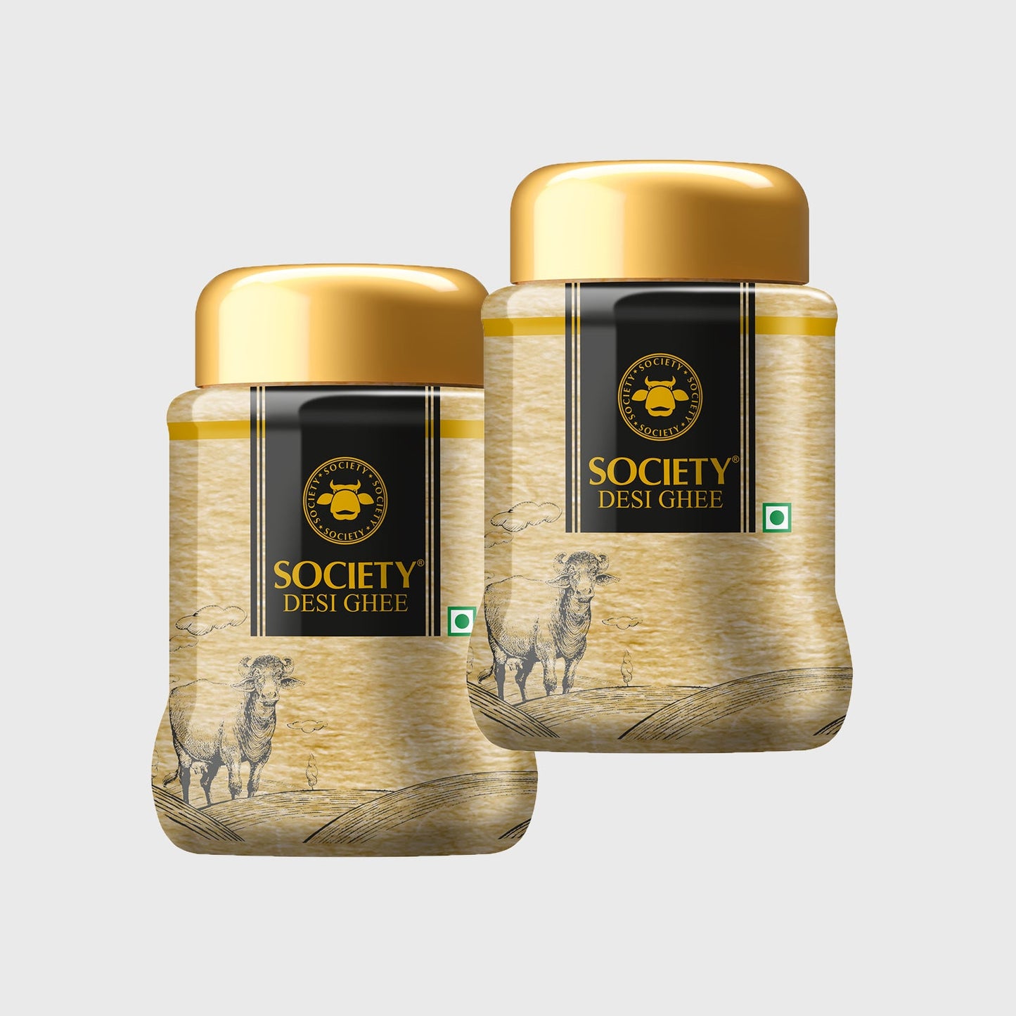 Society Desi Ghee - Pack of 2 500 ml x 2