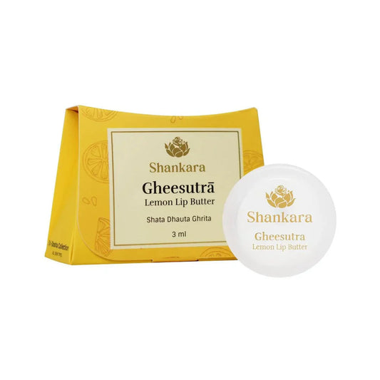 【Shankara Naturals India】 Gheesutrā Lemon Lip Butter｜ギースートラ レモン リップバター｜10g