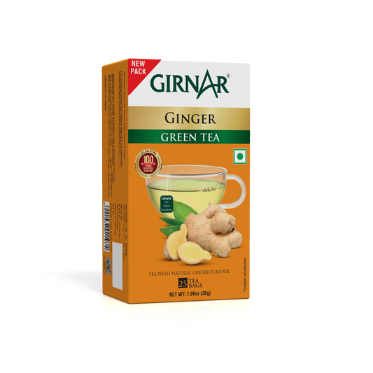 Green Tea Bags - Ginger 25 Tea Bags