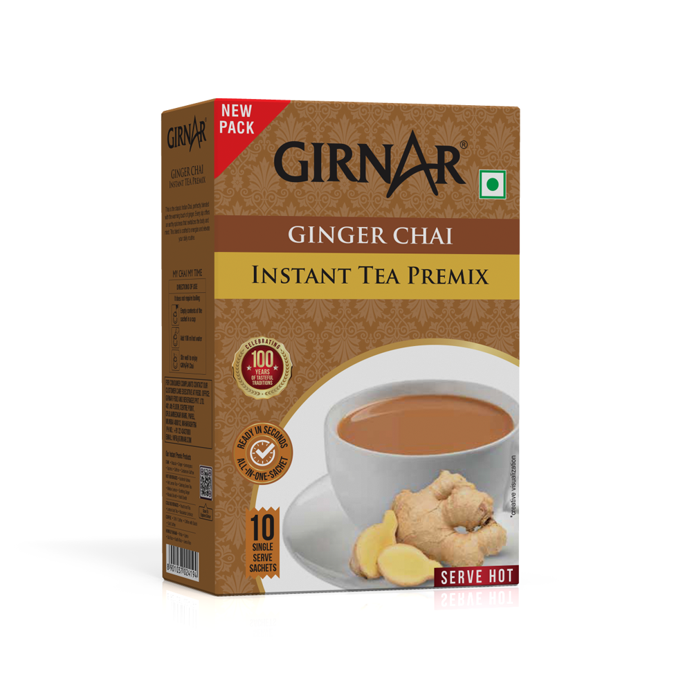 Instant Tea Premix With Ginger 10 Sachets