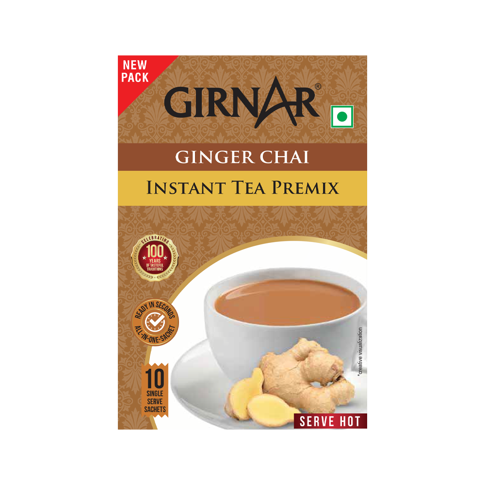 Instant Tea Premix With Ginger 10 Sachets