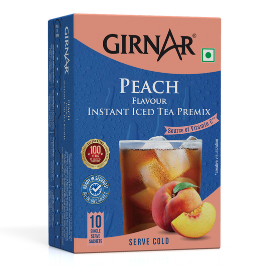 【Girnar】 Peach Iced Tea｜ピーチ アイスティー｜10 Sachets
