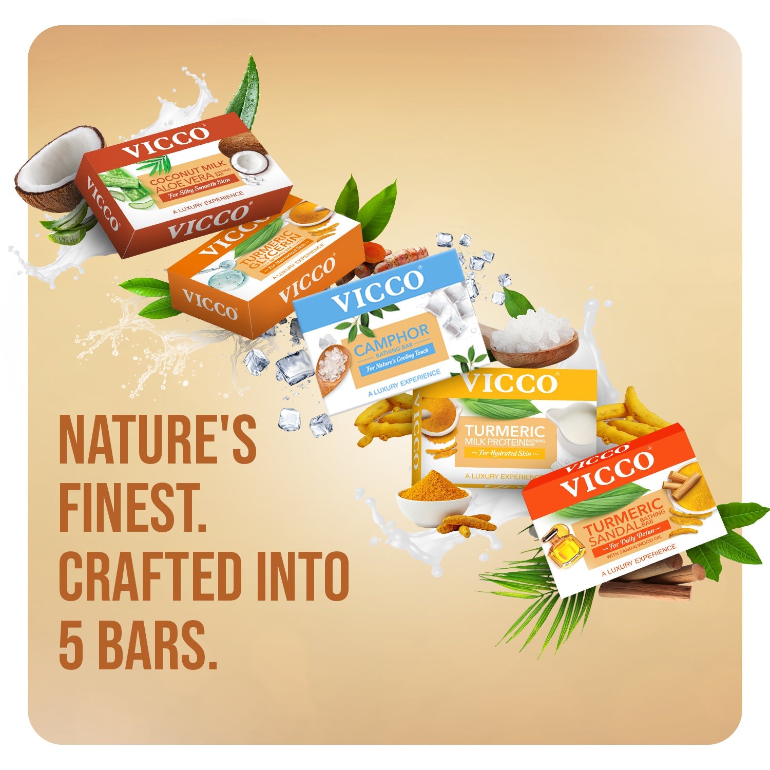 【Vicco】 Turmeric Glycerin Bathing Bar｜ターメリック グリセリン バスソープ｜100g