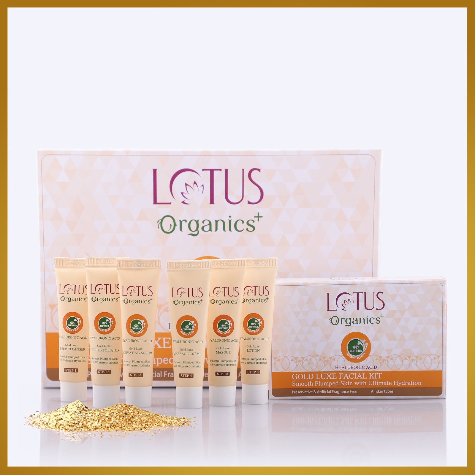 Organics+ Gold Luxe Facial Kit 