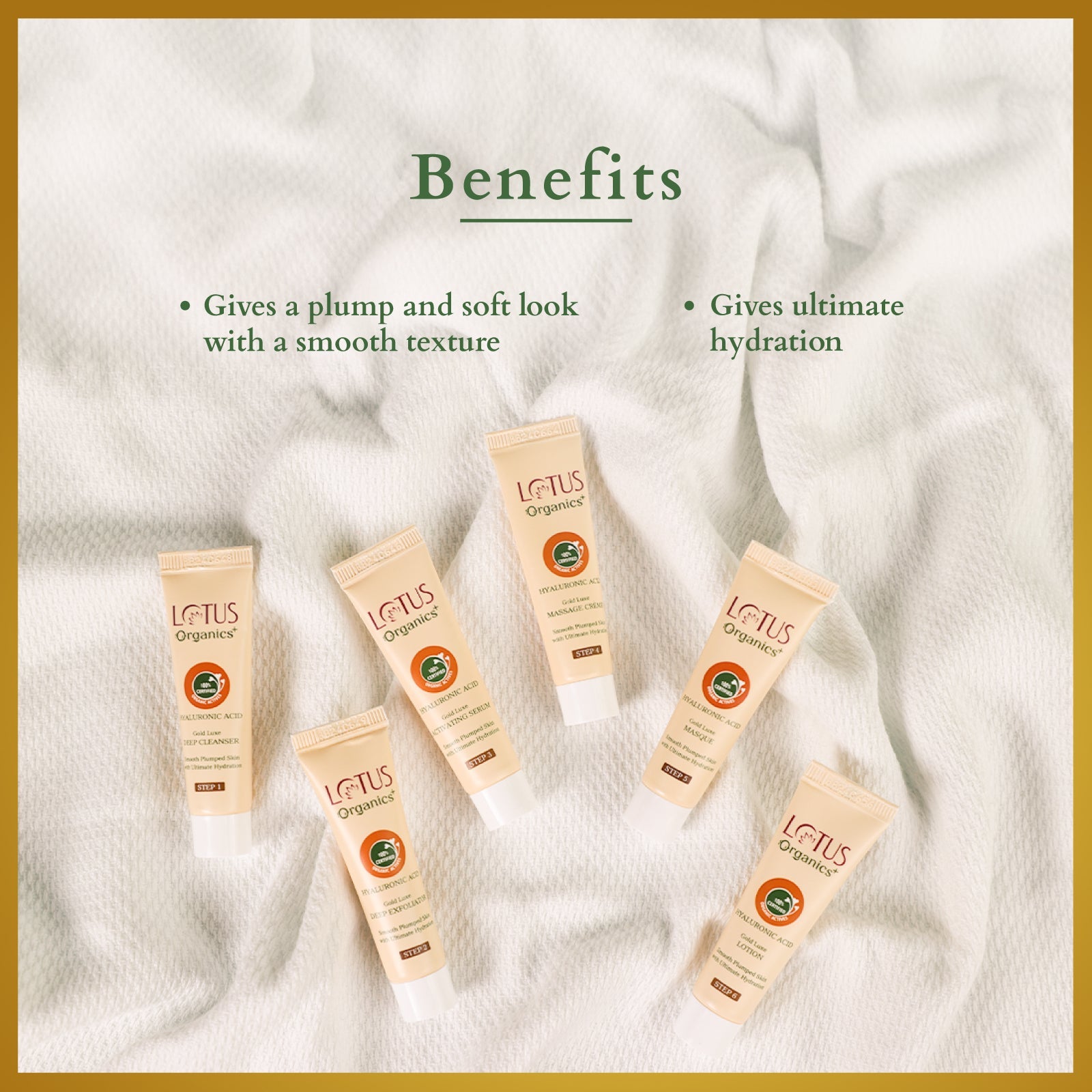 Organics+ Gold Luxe Facial Kit 