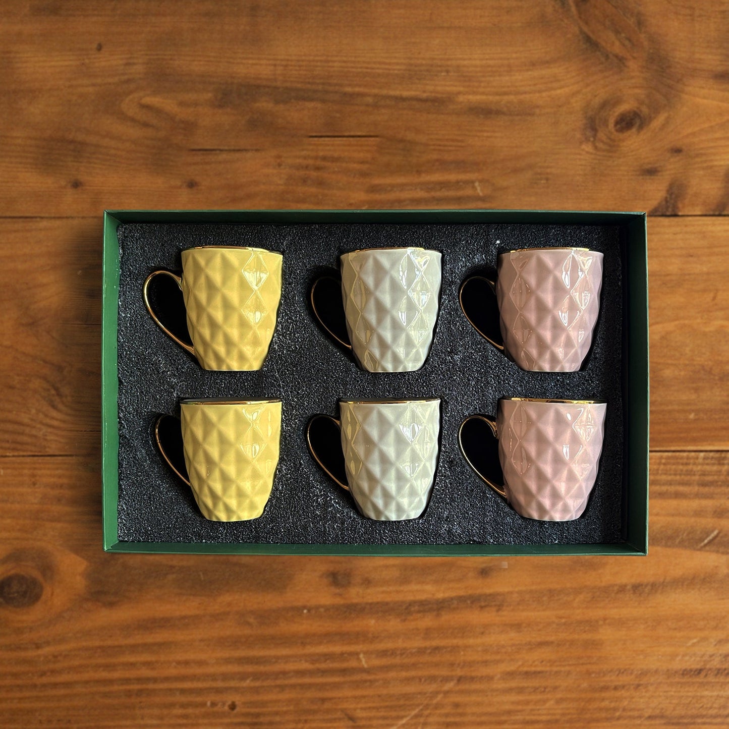 Golden Aura Teacup Set (6 pcs) – 200 ml each 6pcs