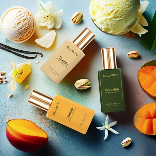 【Bella Vita】 Gourmet Collection Gift Set - 3 x 20ml｜グルメコレクション パフューム ギフトセット（バニラ・マンゴー・ピスタチオ 3本）｜20ml