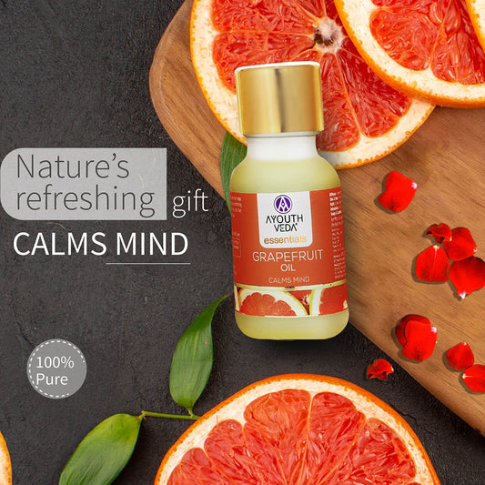 100% Pure Grapefruit Essential Oil | Therapeutic-Grade Citrus Freshness | Energizes Mind, Uplifts Mood & Refreshes Senses | Ideal for Diffusion & Aromatherapy | 15 ml 15ml