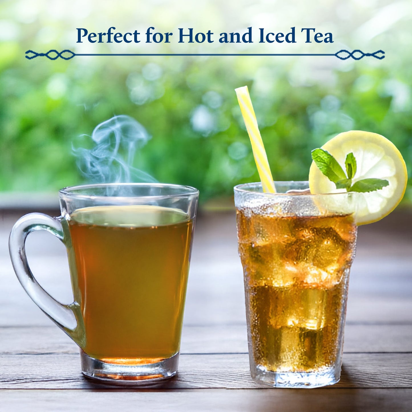 Mint Green Tea for Refreshment | Air-Tight Glass Jar with Free Tea Infuser (50 g + 15 g Free | 33 cups) 50g