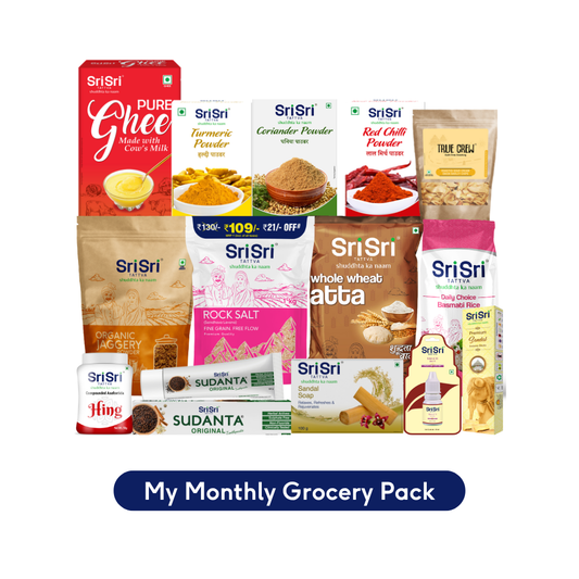 【Sri Sri Tattva】 Monthly Grocery Pack｜ マンスリー・グロサリー・パック｜ 2000g