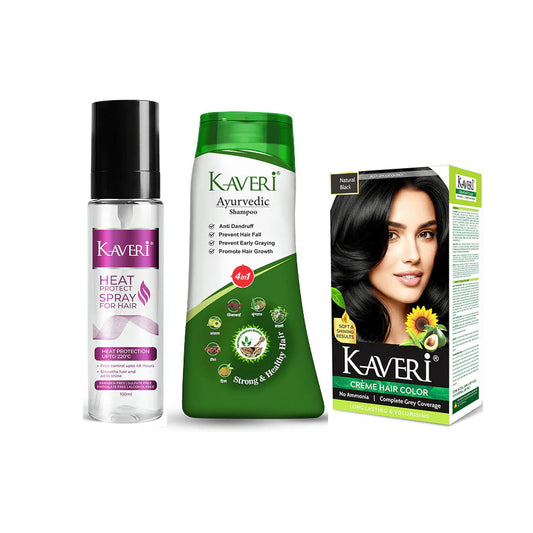 【Kaveri】 Kaveri Complete Hair Care Combo｜ヘアケアコンボ 3点セット