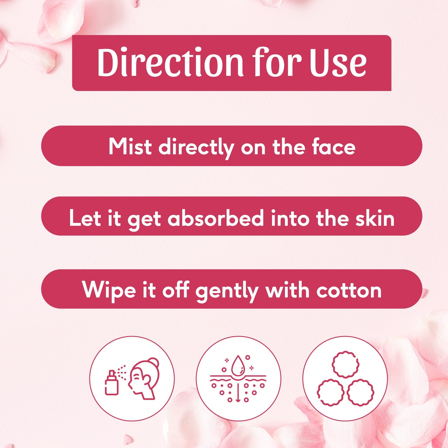 Gulab Jal - Premium Rose Water | Toner Cleanser Moisturizer | Flip Top Bottle | 50 ml 50ml