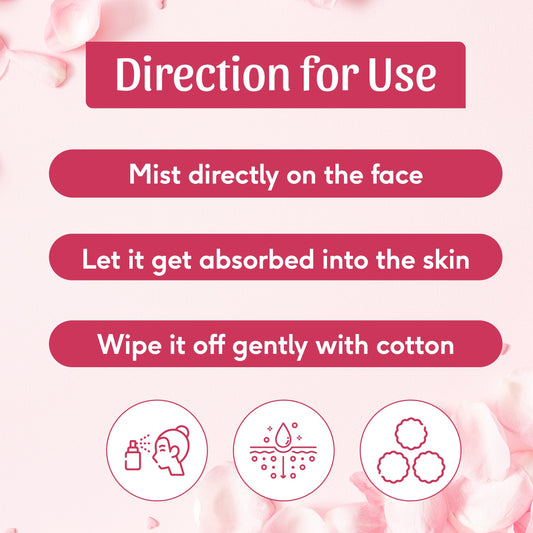Gulab Jal - Premium Rose Water | Toner Cleanser Moisturizer | Flip Top Bottle | 50 ml 50ml