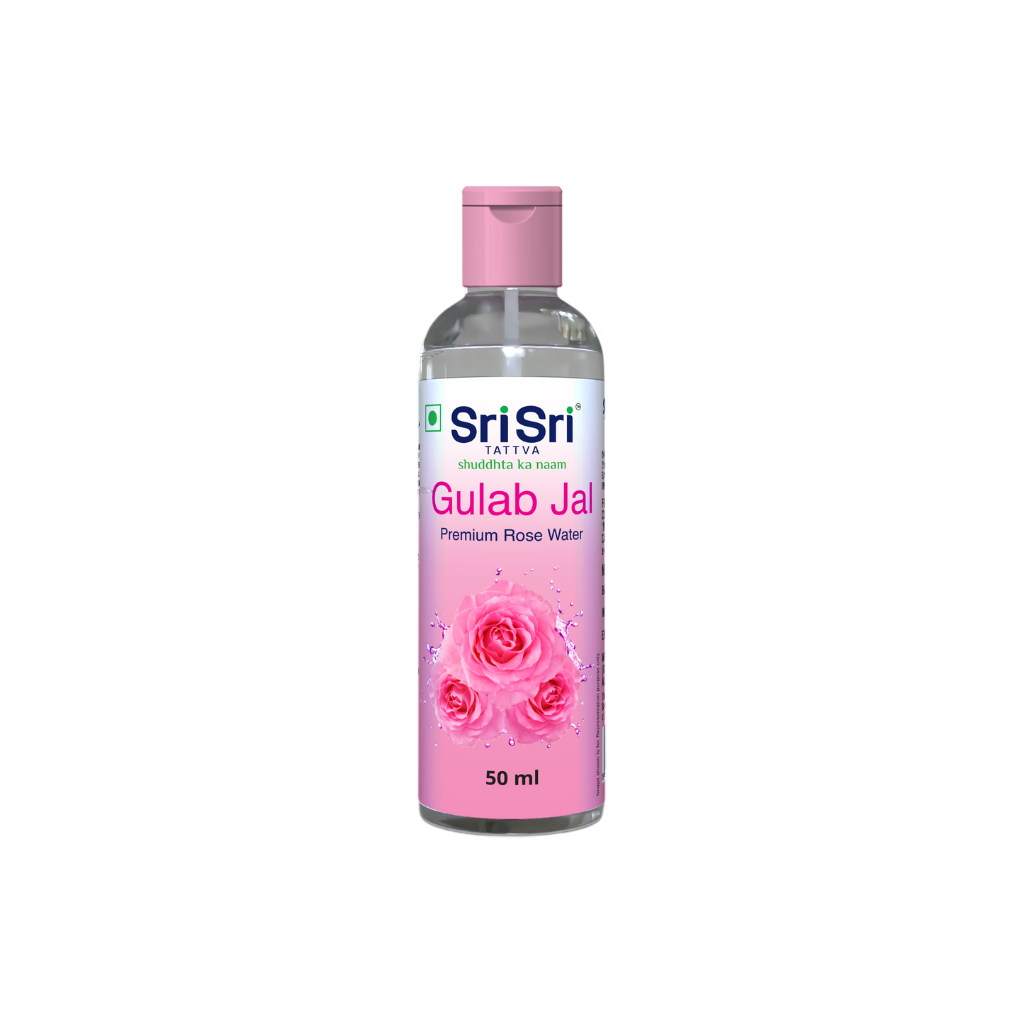Gulab Jal - Premium Rose Water | Toner Cleanser Moisturizer | Flip Top Bottle | 50 ml 50ml