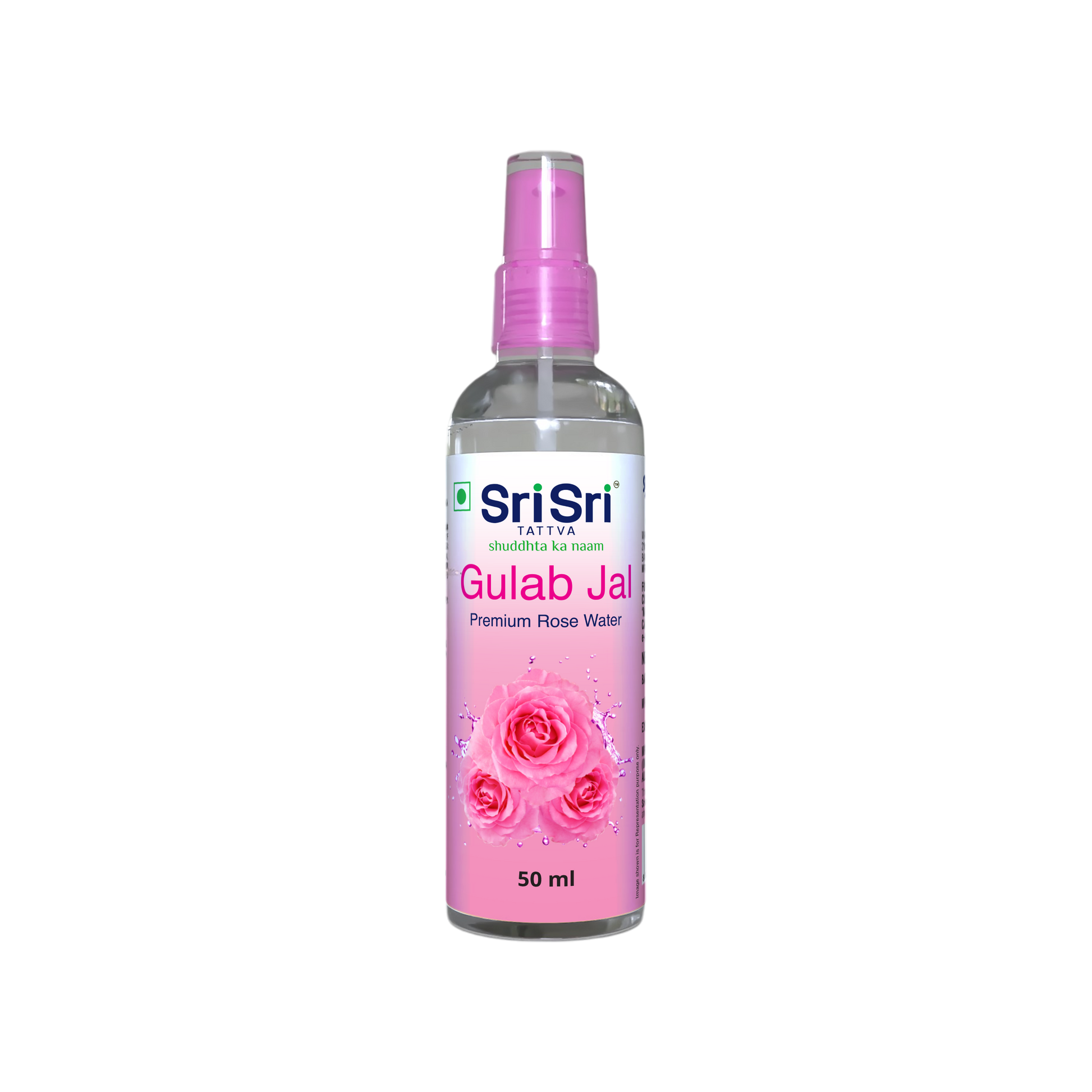 Gulab Jal - Premium Rose Water | Toner Cleanser Moisturizer | Spray Bottle | 50 ml 50ml