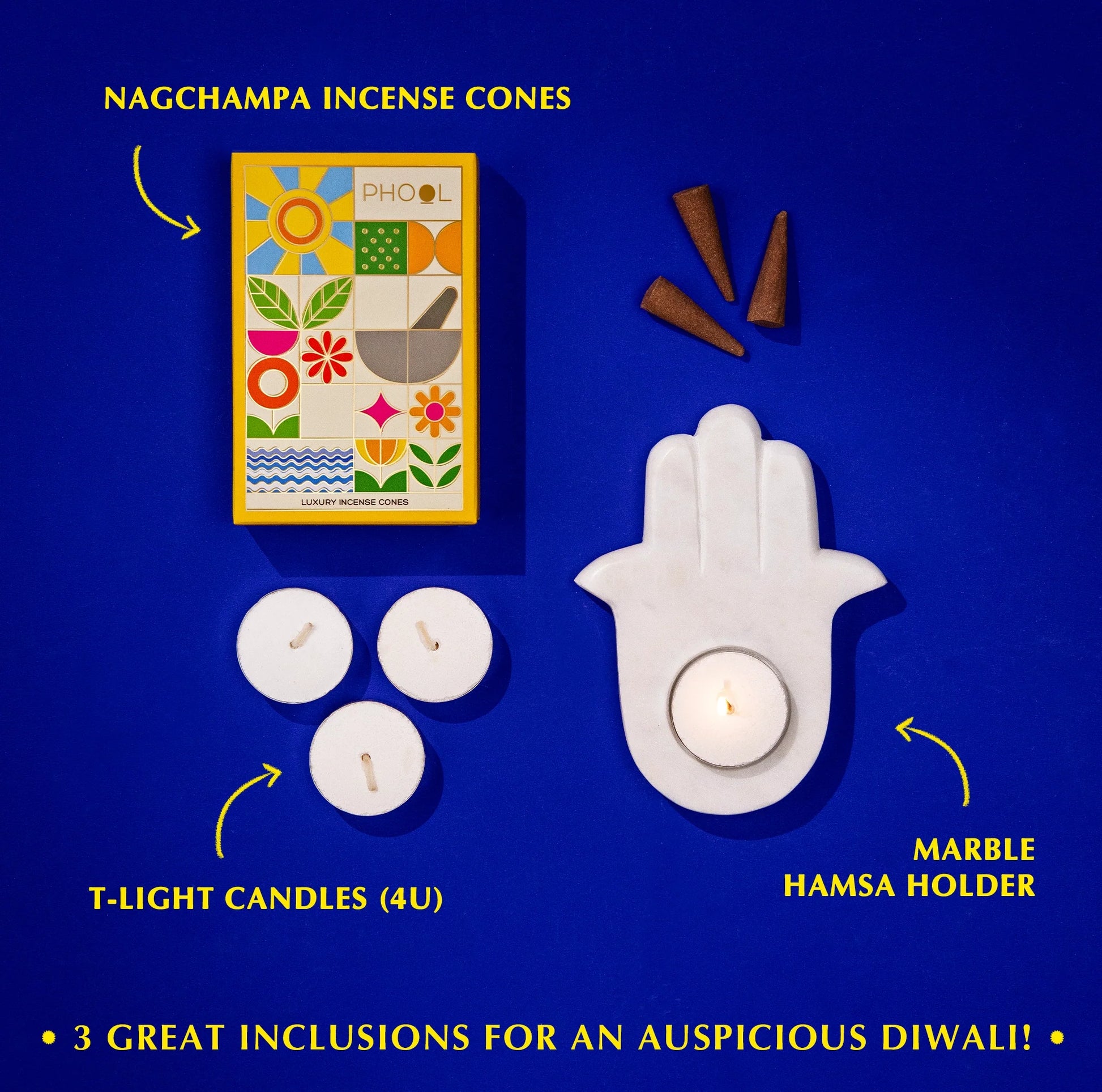 Marble Hamsa Gift Box