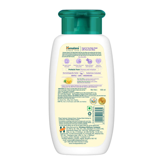 Himalaya Head to Toe Baby Wash with Pure Cow Ghee 400ml