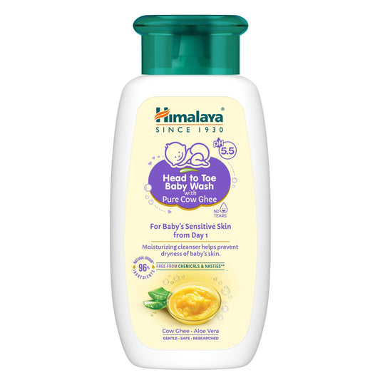 Himalaya Head to Toe Baby Wash with Pure Cow Ghee 100ml